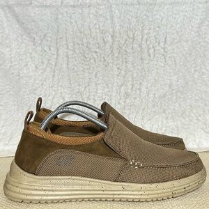Skechers Mens Brown Proven Renco Slip On Casual Loafer Sneakers Shoes SZ US 10